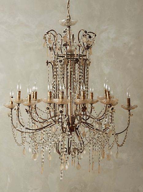 Anthropologie Draped Bijoux Chandelier