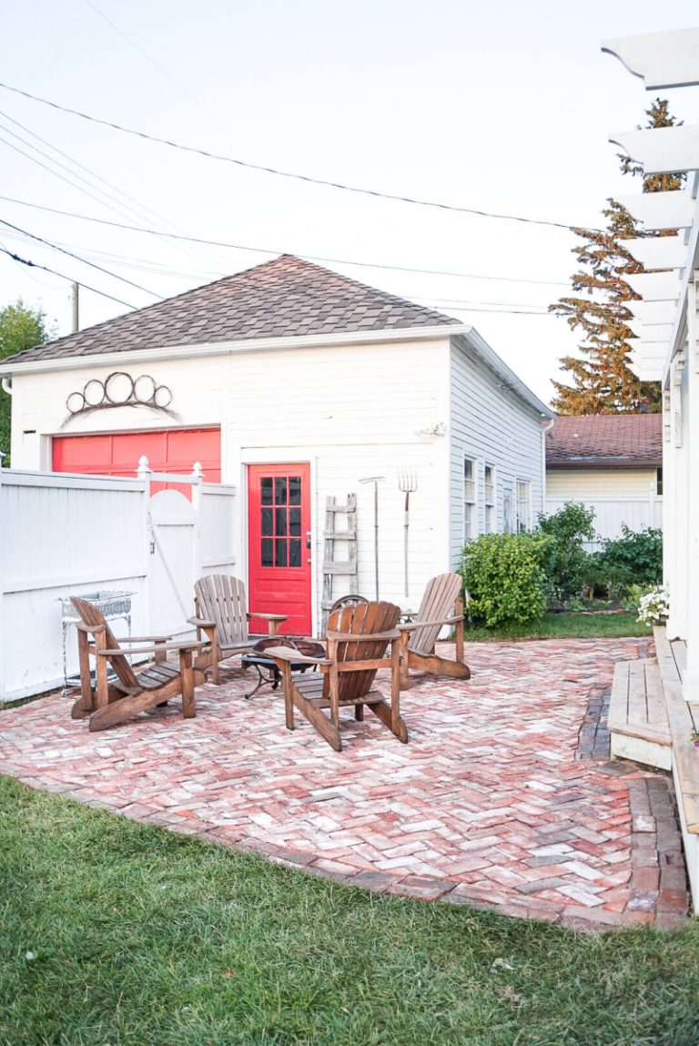 How To Make A DIY Brick Patio