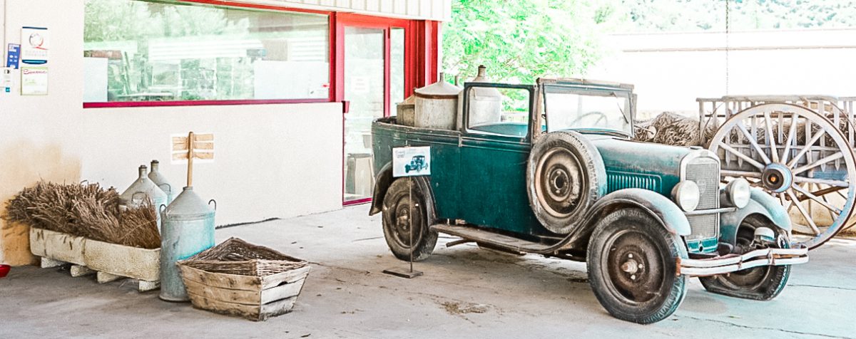 old vintage car patina in france