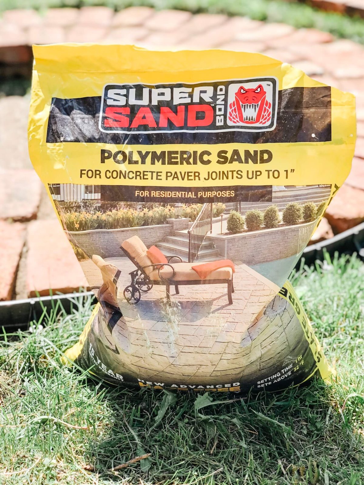 Polymeric-Sand Great Sand to fill gaps between stones