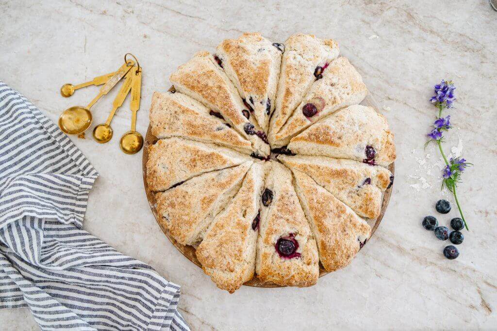 blueberry cardamom scone flavor