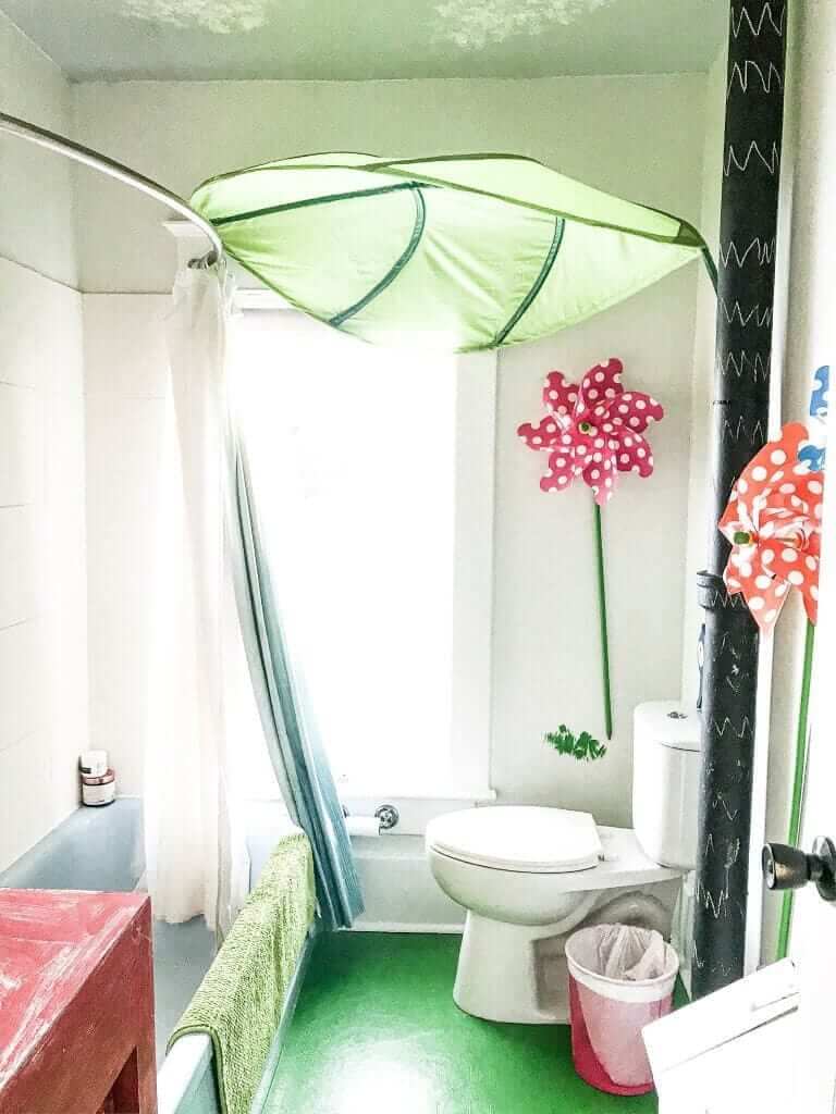 before the bathroom renovation