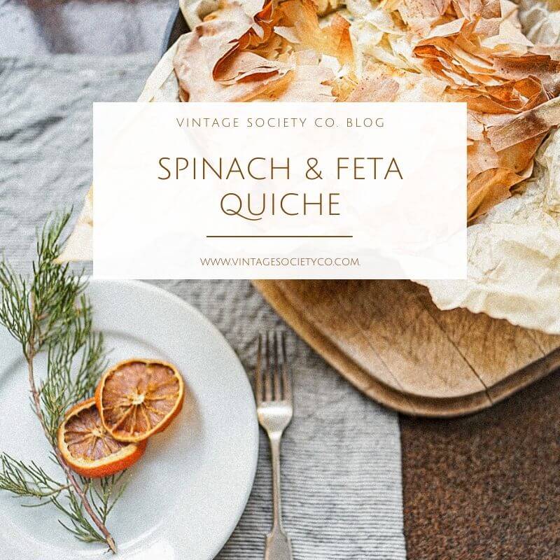 Spinach Feta Quiche