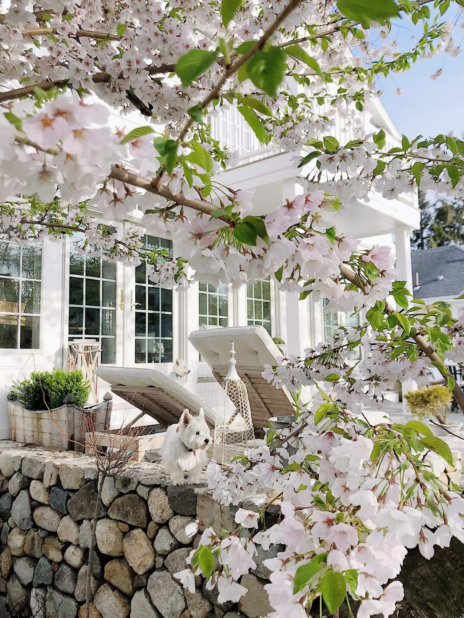 Featherglass patio with refinished furniture