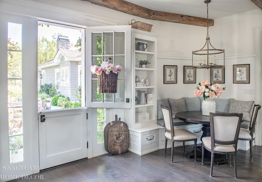 Sanctuary Home Decor Breakfast Nook 1 Rustic Farmhouse Home Decor Breakfast Nook