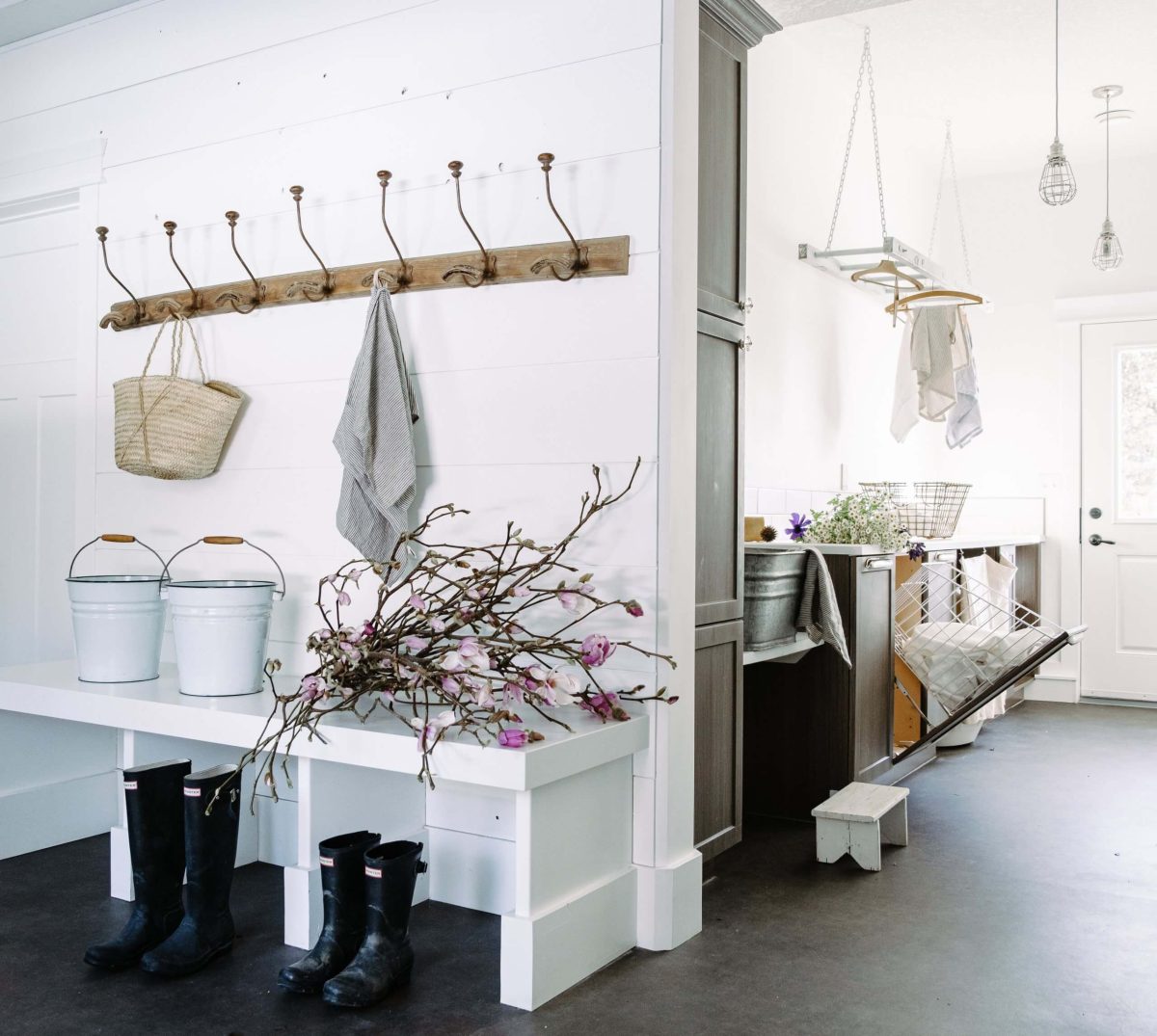 Laundry room coat rack ideas outlet