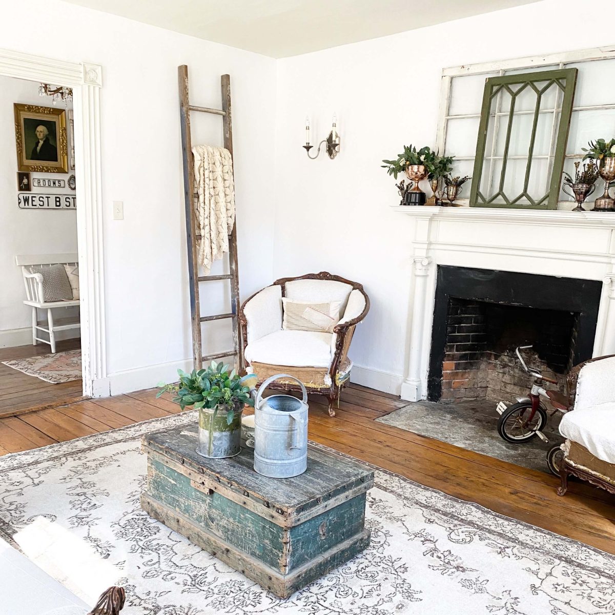 little white farmhouse 1 sitting room in the little white farmhouse rusting antique farmhouse