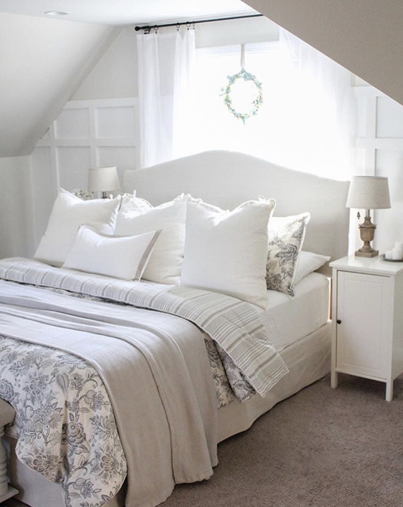 English cottage master bedroom by pine and prospect home
