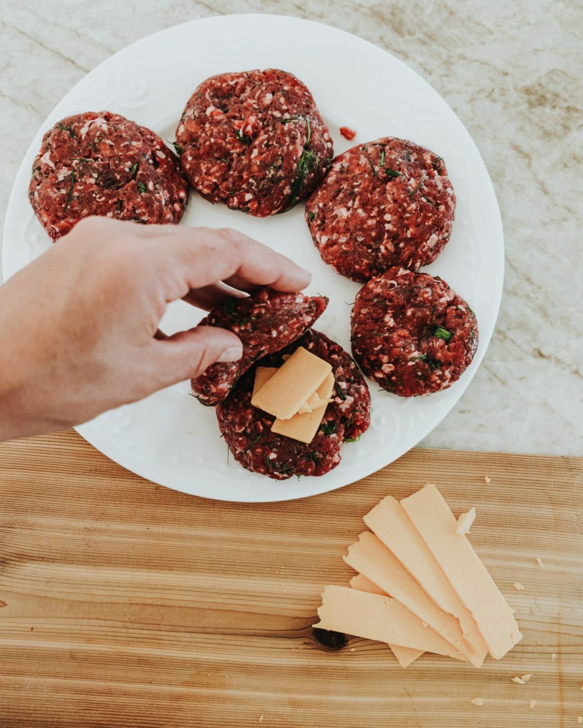 Cheese Center Burger cheese centre bison burger recipe