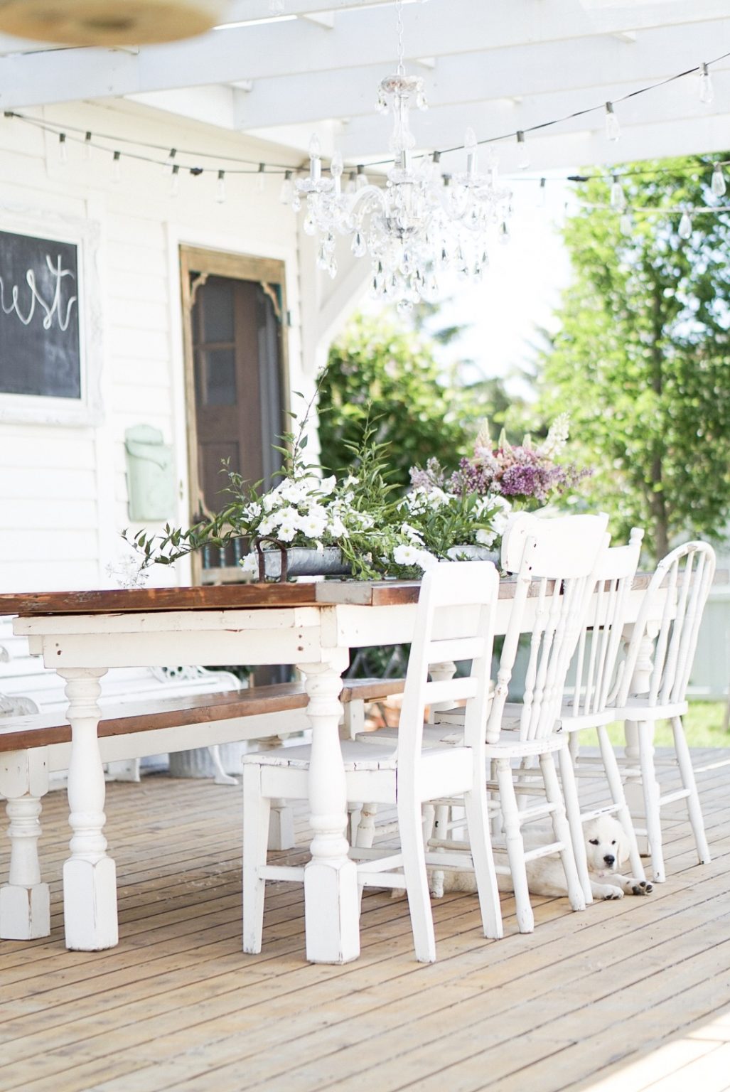 Picture of 20 Farmhouse Dining Table Ideas | B Vintage Style