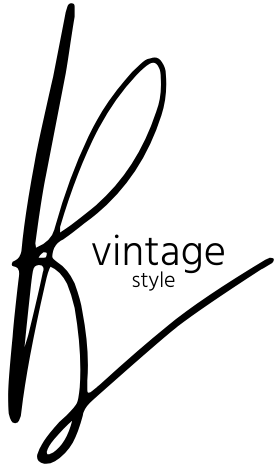 B Vintage Style Logo