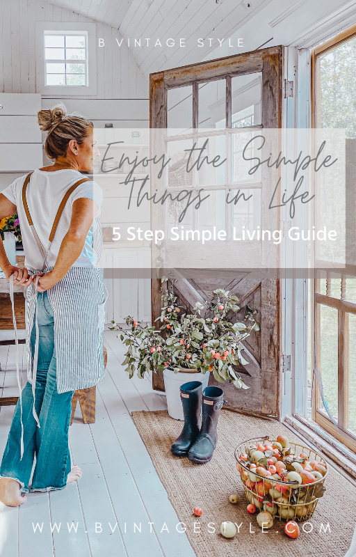 Simple Living Guide B Vintage Style