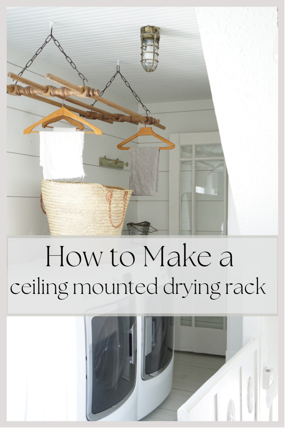 Diy Ceiling Mounted Clothes Drying Rack