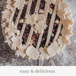 Saskatoon berry pie recipe