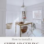 shiplap ceiling pinterest
