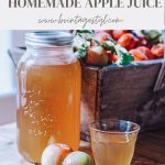 how to make homemade apple juice from scratch