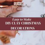 DIY Air Dry Christmas Clay Ornaments Pinterest