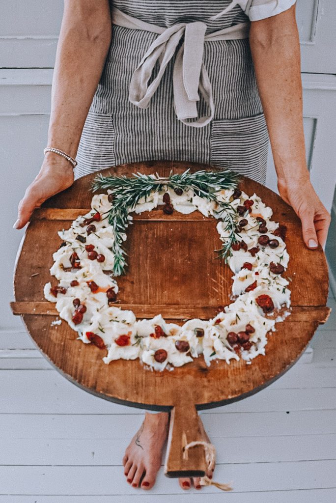 Butter Candle Bread Wreath