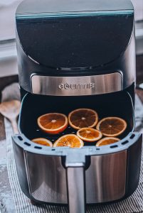 dehydrating orange slices in the air fryer