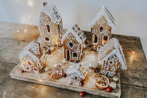 How to Make a Homemade Gingerbread Village (Free Printable)
