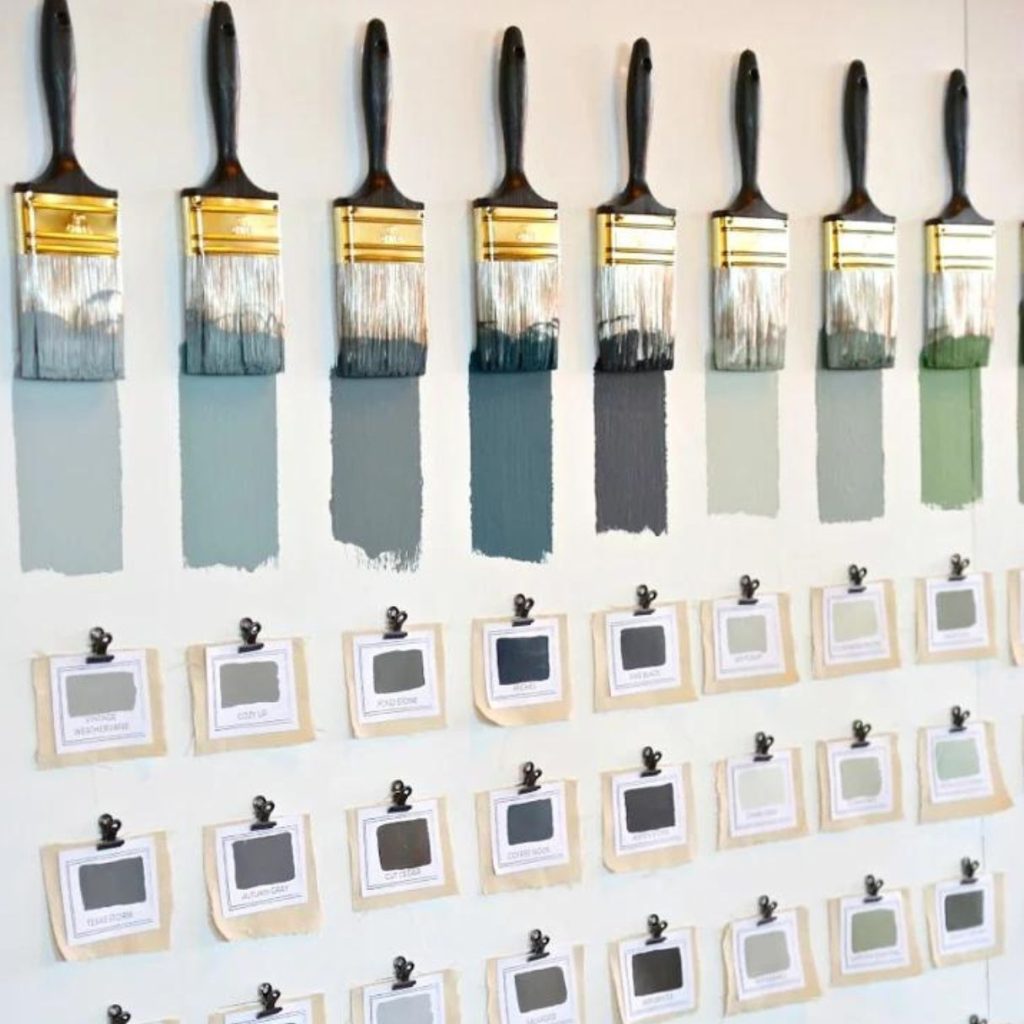 Paint Samples for home interiors
