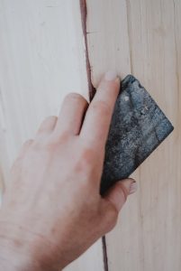 sanding furniture to prep for painting
