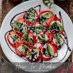 Tomato mozzarella basil salad pinterest