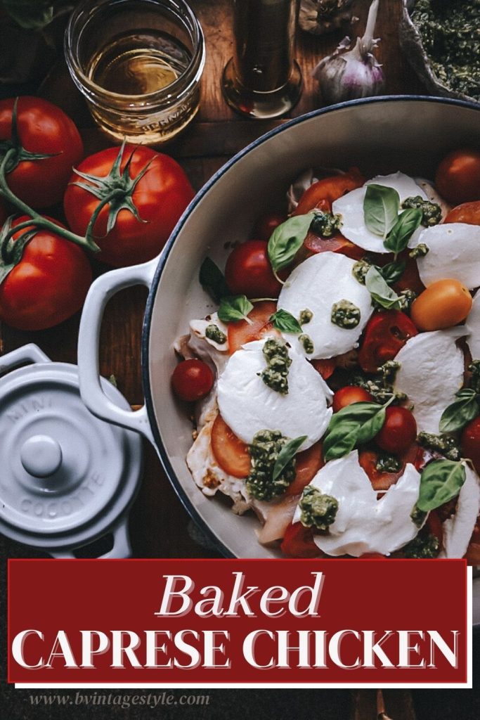 baked Caprese chicken pinterest