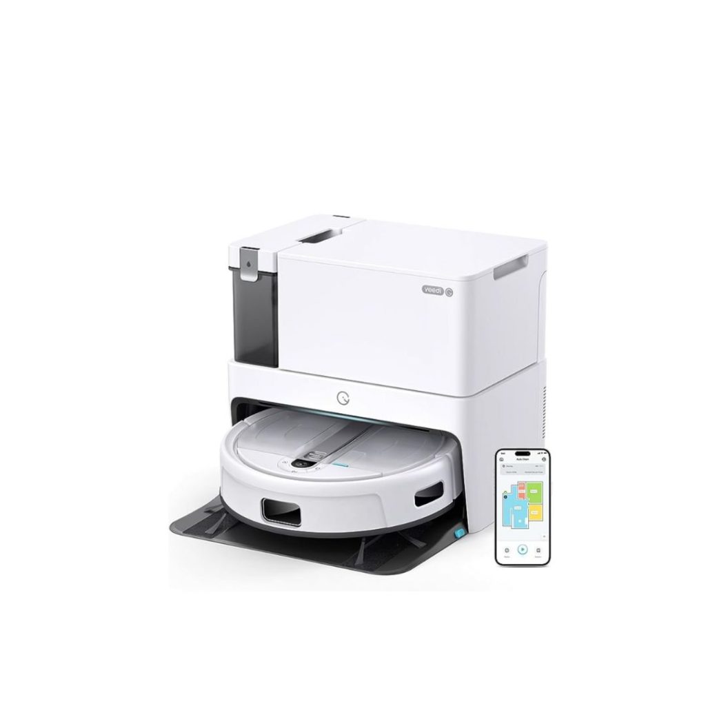 Deebot robot vacuum.
