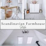 Scandinavian Farmhouse style Pinterest graphic