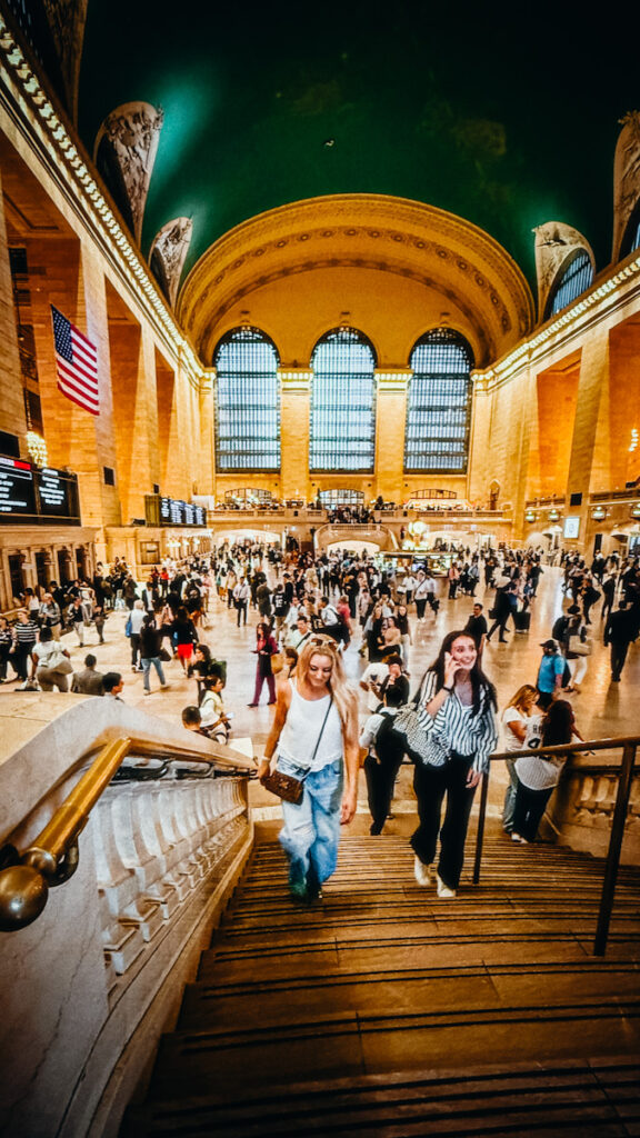 Grand Central Station on a Thursday evening when it's really busy.