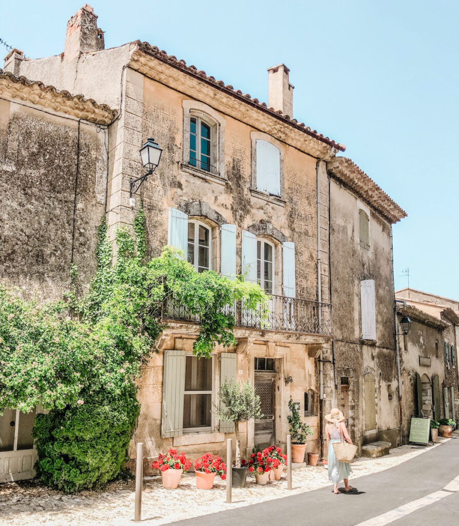 And Deborah, B Vintage Style, walking through a small town in Provence 